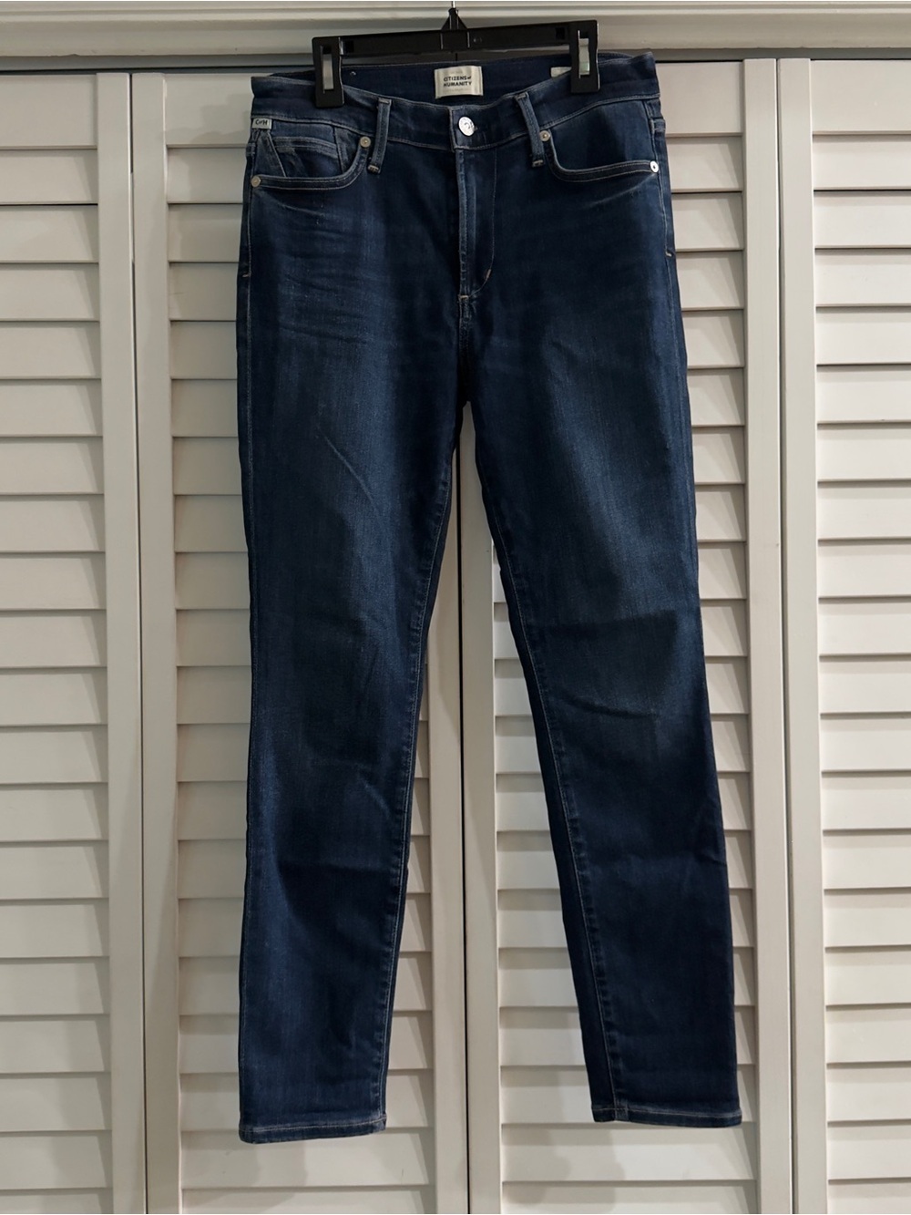 Citizens of Humanity Dark Blue Skinny Ankle Rocket Jeans - Size 28